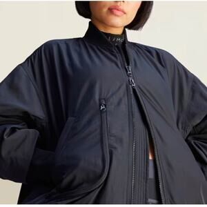 Adidas by Stella McCartney Navy Blue True Nature Woven Bomber Jacket Size XL